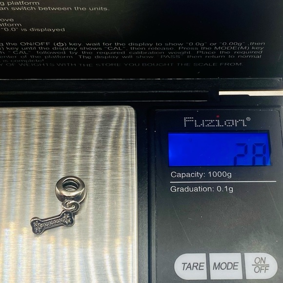 EUC Pandora 791263CZ Sterling Silver I Love My Dog Animal Dangle Charm w/ CZs - Picture 12 of 12